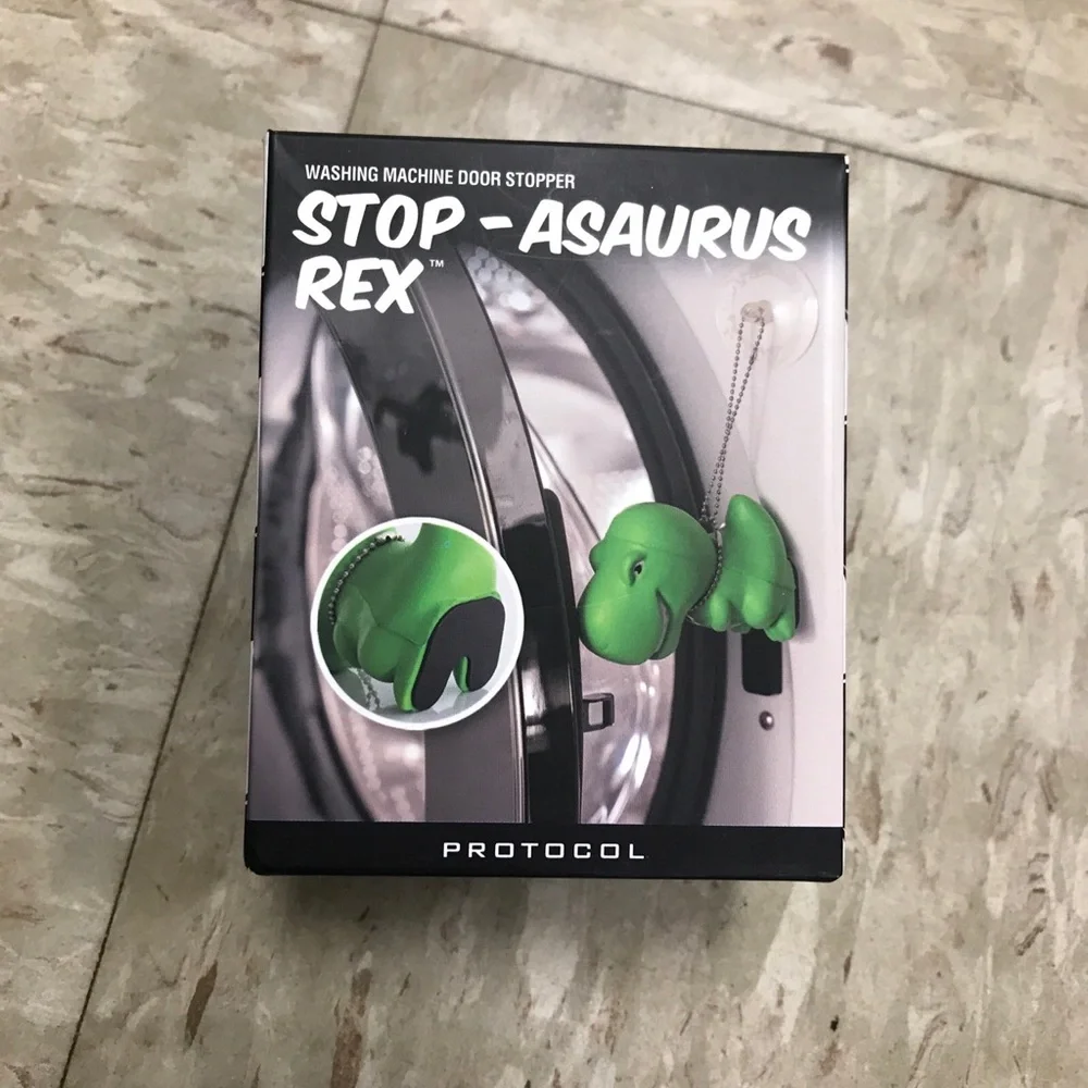 STOP ASAURUS REX WASHING MACHINE DOOR STOPPER 4”